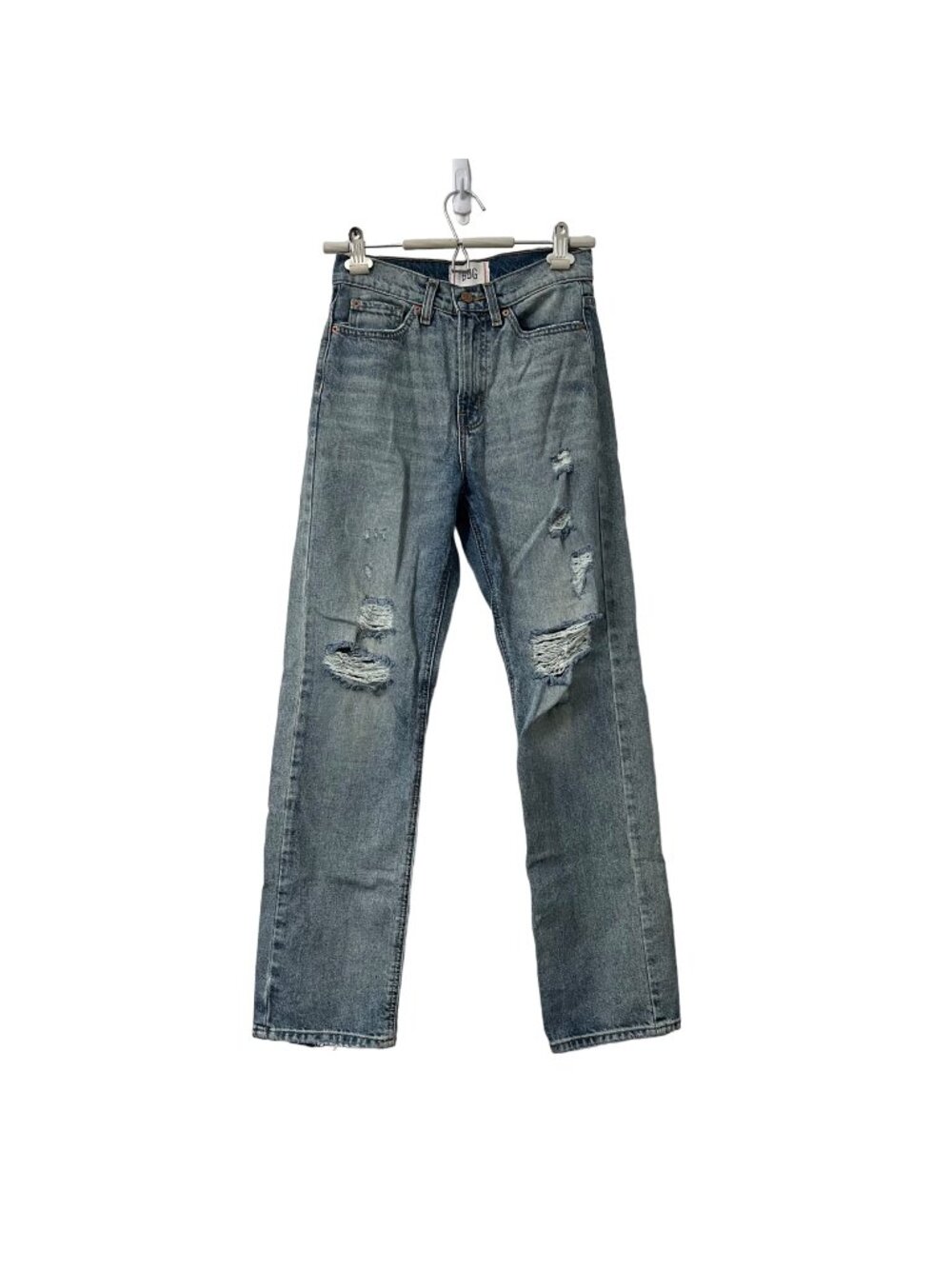 BDG Cowboy Medium Wash 90s Distressed High Waisted Jeans Womens Size 26